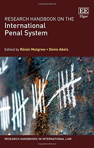 Research Handbook On The International Penal System Risin Mulgrew