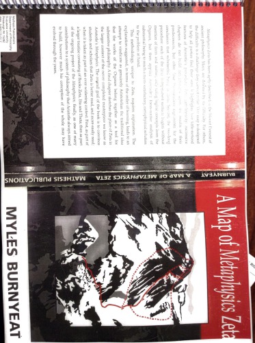 A Map Of Metaphysics Zeta Myles Burnyeat