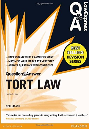 Question And Answer Tort Law 3rd Neal Geach