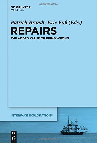 Repairs The Added Value Of Being Wrong Patrick Brandt Eric Fuss