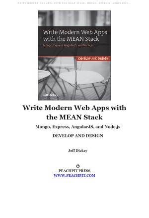Write Modern Web Apps With The Mean Stack Jeff Dickey