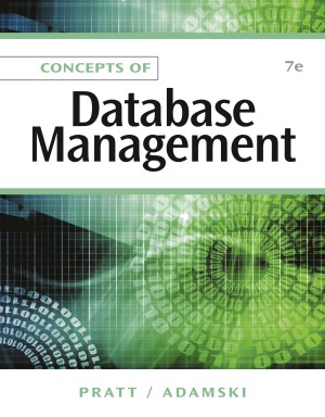 Concepts Of Database Management 7th Edition Philip J Pratt Joseph J Adamski