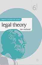 Legal Theory 6th Ed Mcleod T Ian