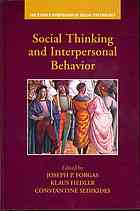 Social Thinking And Interpersonal Behavior Forgas Joseph P Sedikides