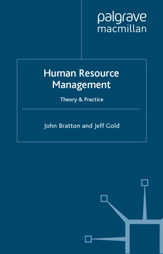 Human Resource Management Theory And Practice 5th Ed Bratton