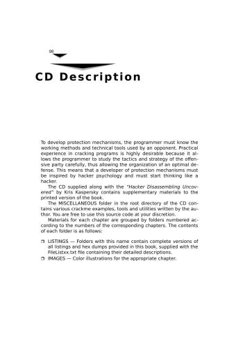 Hacker Disassembling Uncovered Draft 2nd Kris Kaspersky