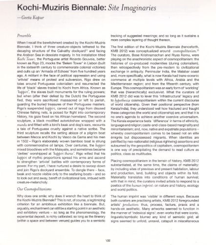 Site Imaginaries Geeta Kapur