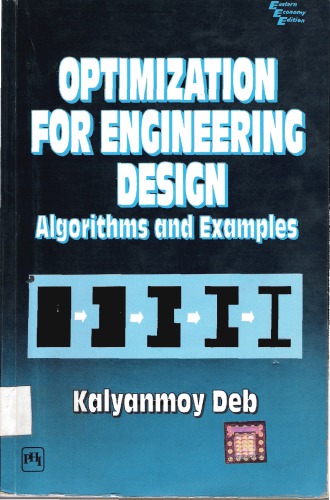 Optimization For Engineering Design Algorithms And Examples Introduction Only 45 Page 1st Kalyanmoy Deb