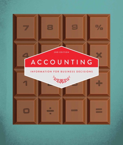 Accounting Information For Business Decisions 2nd Billie M Cunningham Et Al