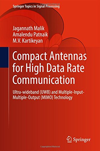 Compact Antennas For High Data Rate Communication Ultrawideband Uwb And Multipleinputmultipleoutput Mimo Technology Kartikeyan