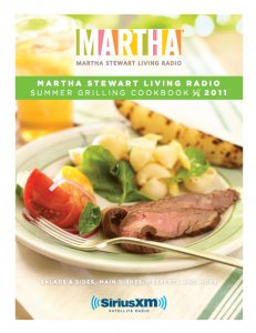 Martha Stewart Living Radio Summer Grilling Cookbook 2011 Martha Stewart