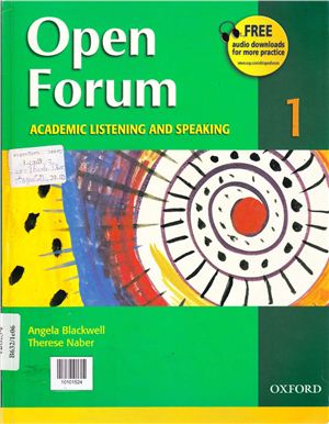 Open Forum 1 Academic Listening And Speaking Blackwell Angela