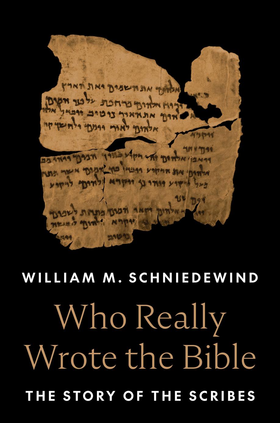 Who Really Wrote The Bible The Story Of The Scribes William M Schniedewind
