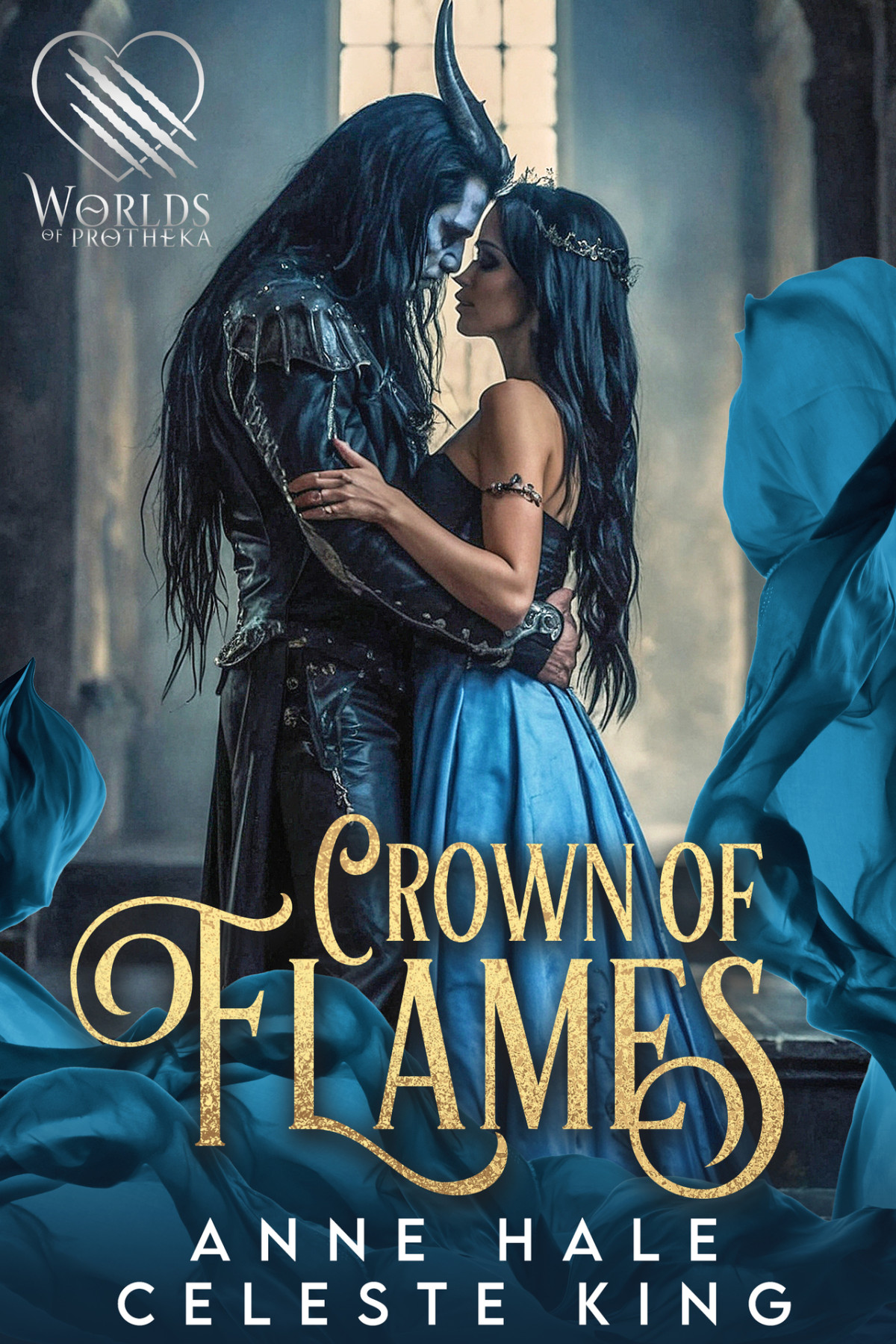 Crown Of Flame A Dark Fantasy Romance Celeste King Anne Hale
