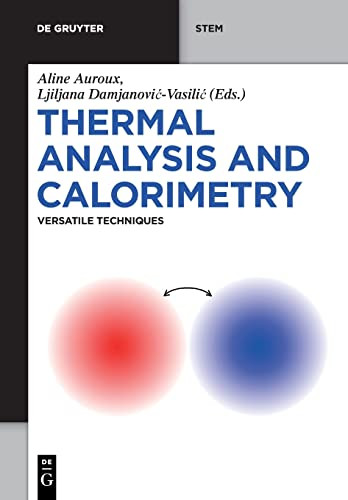 Thermal Analysis And Calorimetry Aline Auroux Ljiljana Damjanovicvasilic