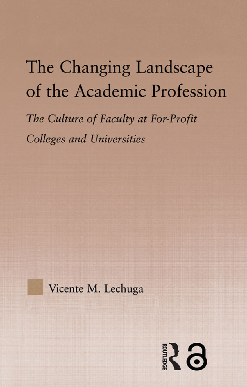 The Changing Landscape Of The Academic Profession Studies In Higher Education Vicente M Lechuga