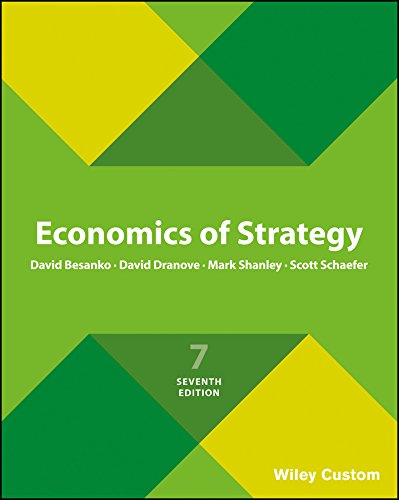 Economics Of Strategy 6e International Student Version Premium Custom Edition David Besanko