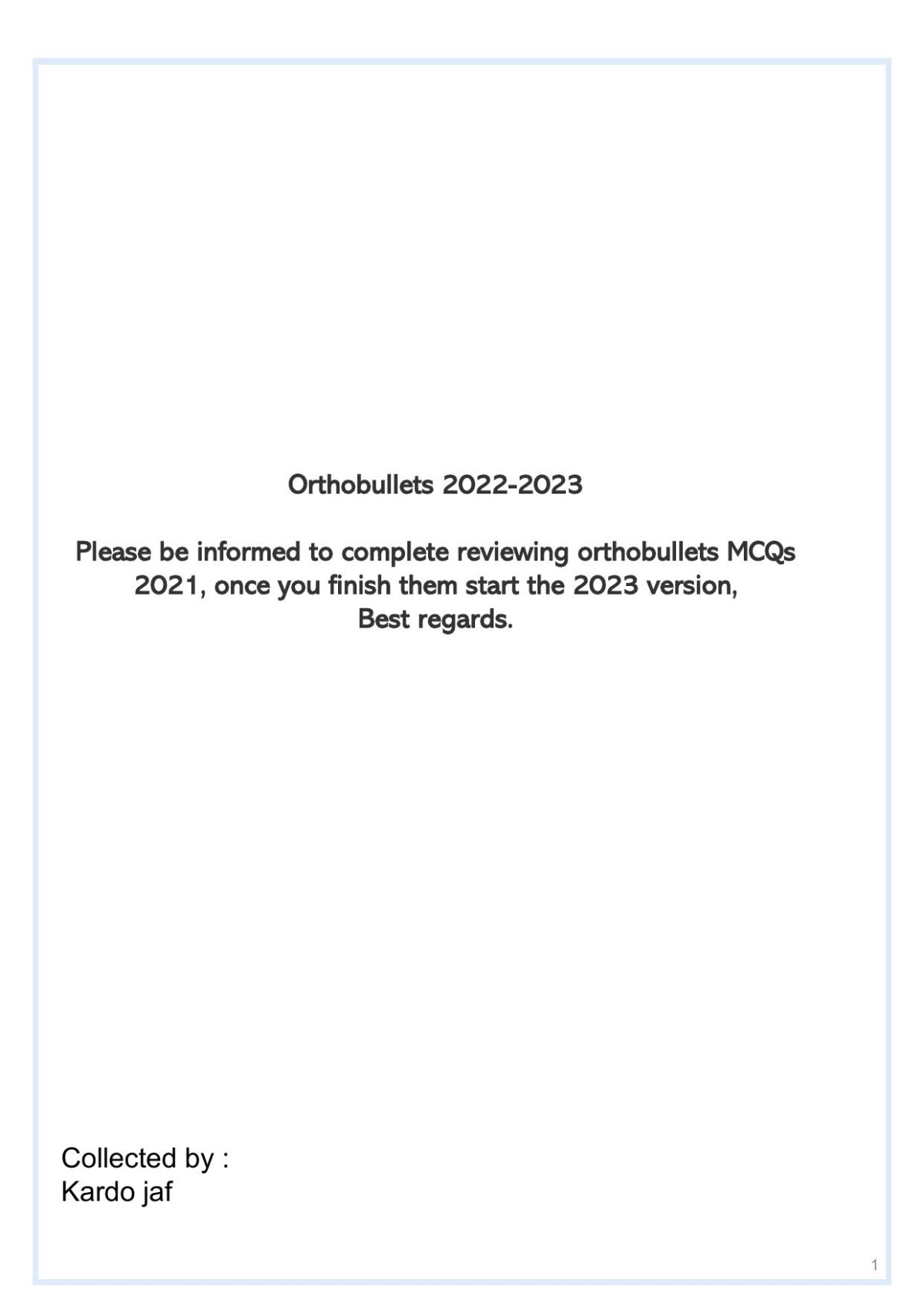 Orthobullets Textbook Orthopaedics 2023 Plus Orthobullets Paid Mcqs 20222023