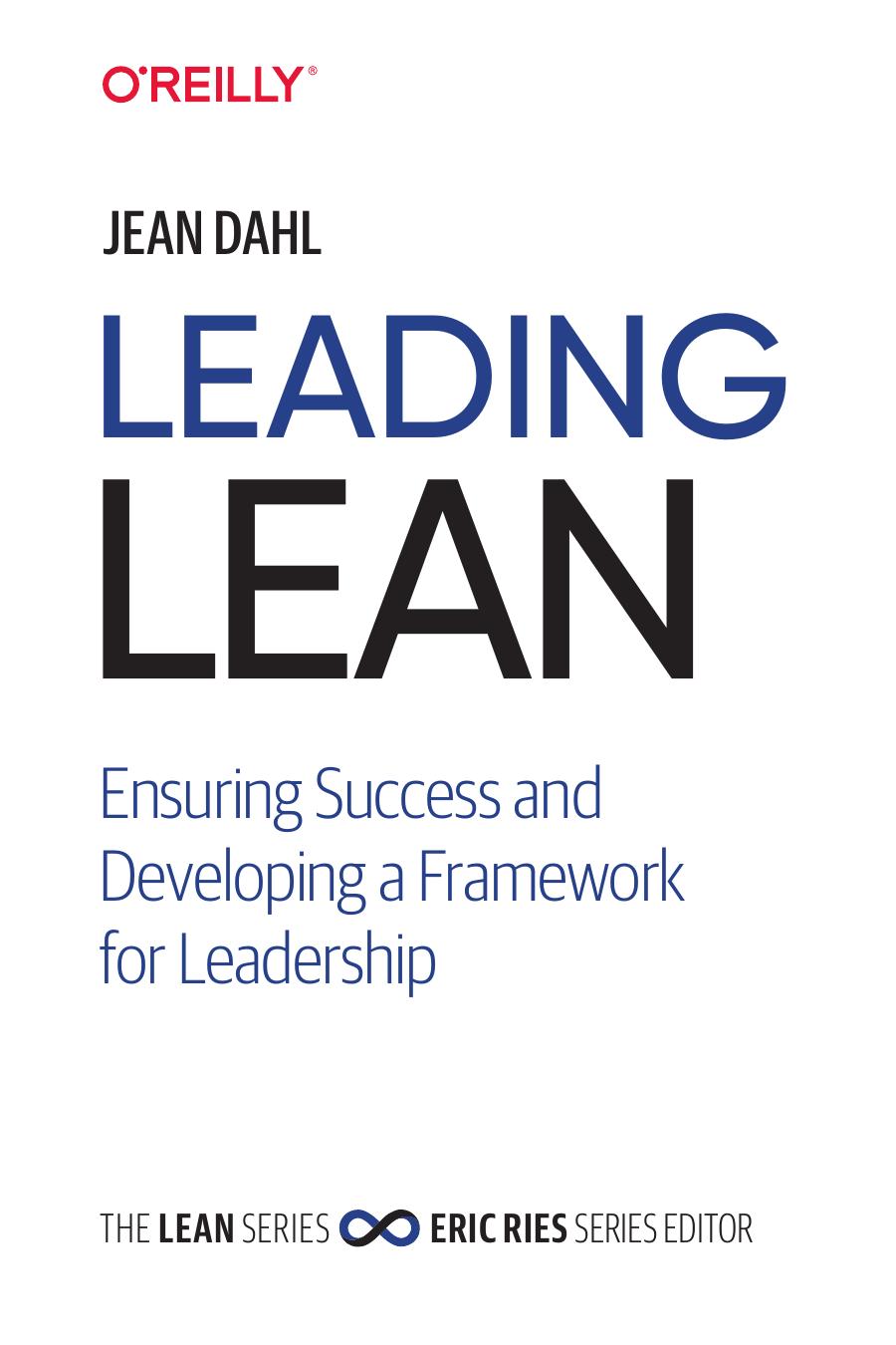 Leading Lean Jean Dahl
