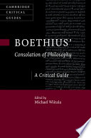 Boethiuss Consolation Of Philosophy Michael Wiitala
