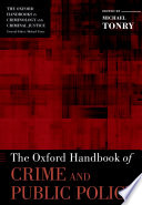 The Oxford Handbook Of Crime And Public Policy 1st Edition Michael H Tonry