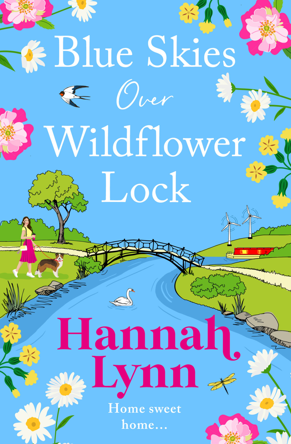 Blue Skies Over Wildflower Lock The Wildflower Lock Hannah Lynn