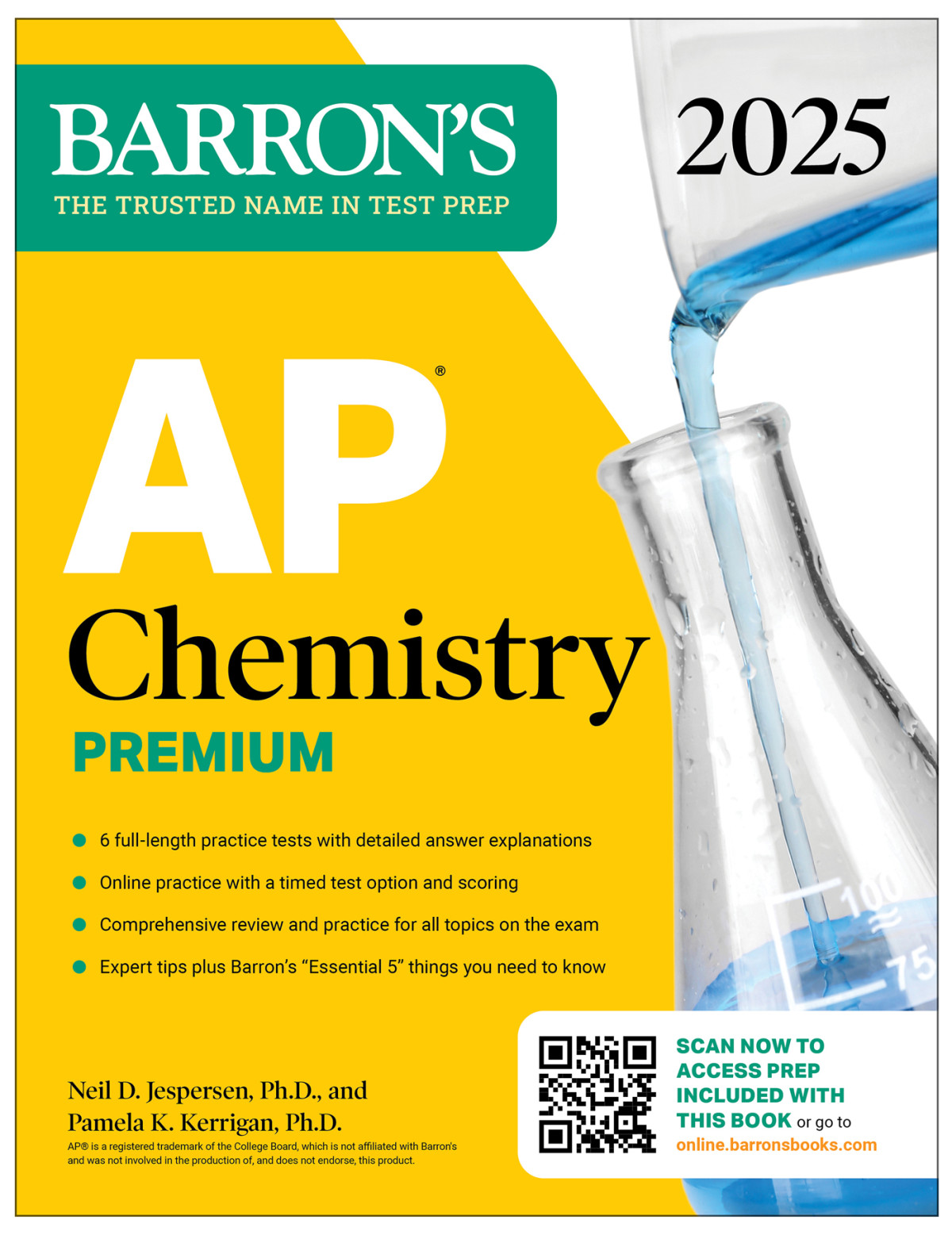 Ap Chemistry Premium 2025 Prep Book With 6 Practice Tests Comprehensive Review Online Practice Neil D Jespersen