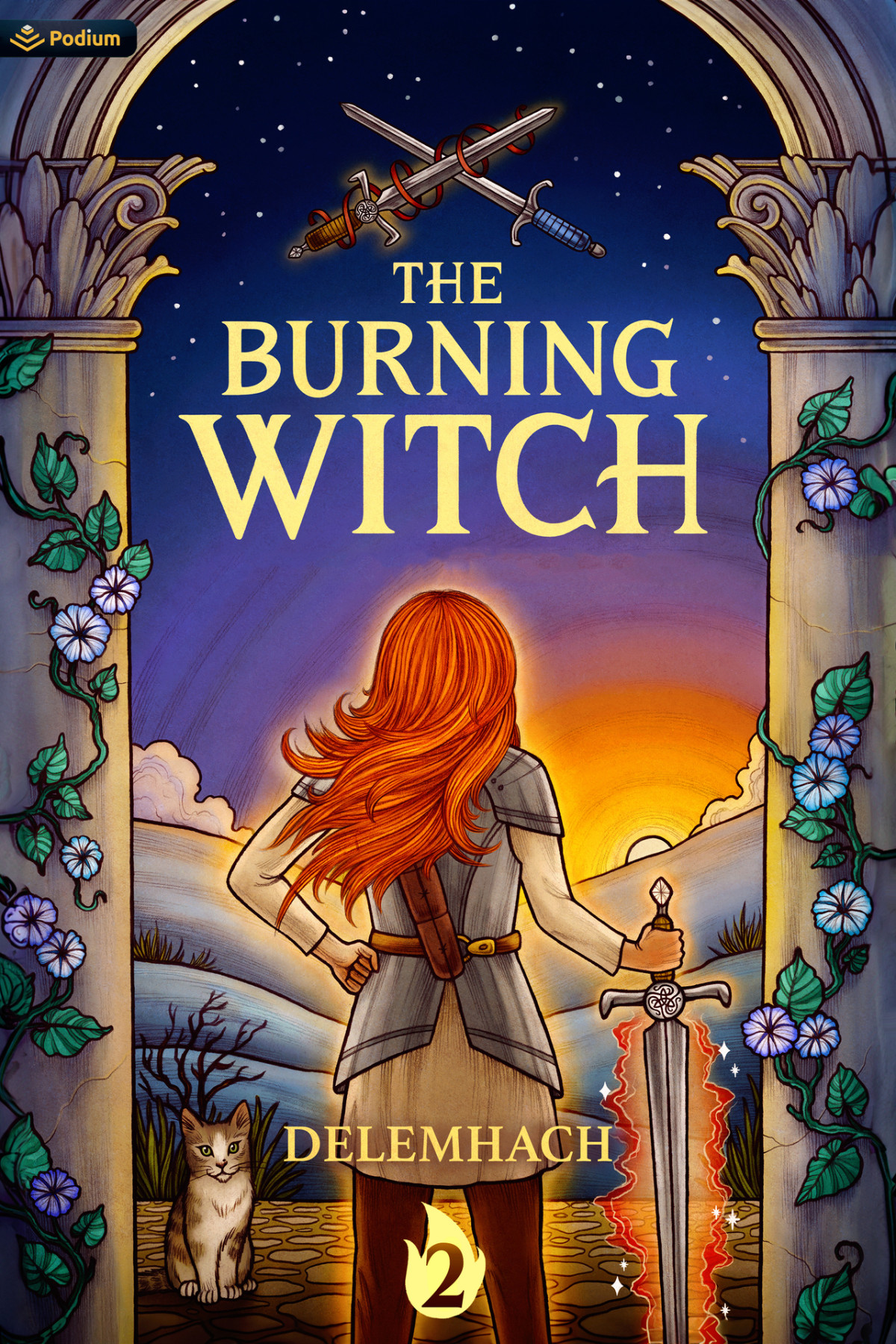 The Burning Witch 2 A Humorous Romantic Fantasy Delemhach