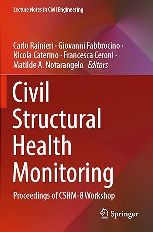 Civil Structural Health Monitoring Proceedings Of Cshm9 Workshop 2024th Edition Waleed Abdullah