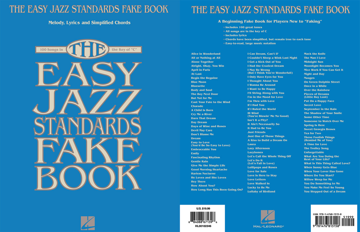 The Easy Jazz Standards Fake Book Hal Leonard Corp