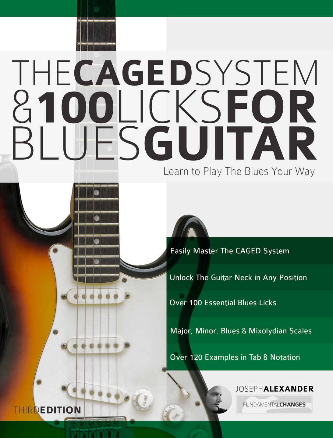 The Caged System And 100 Licks For Blues Guitar Complete With 1 Hour Of Audio Examples Learnt To Play The Blues Your Way Play Blues Guitar Book 5 Joseph Alexander