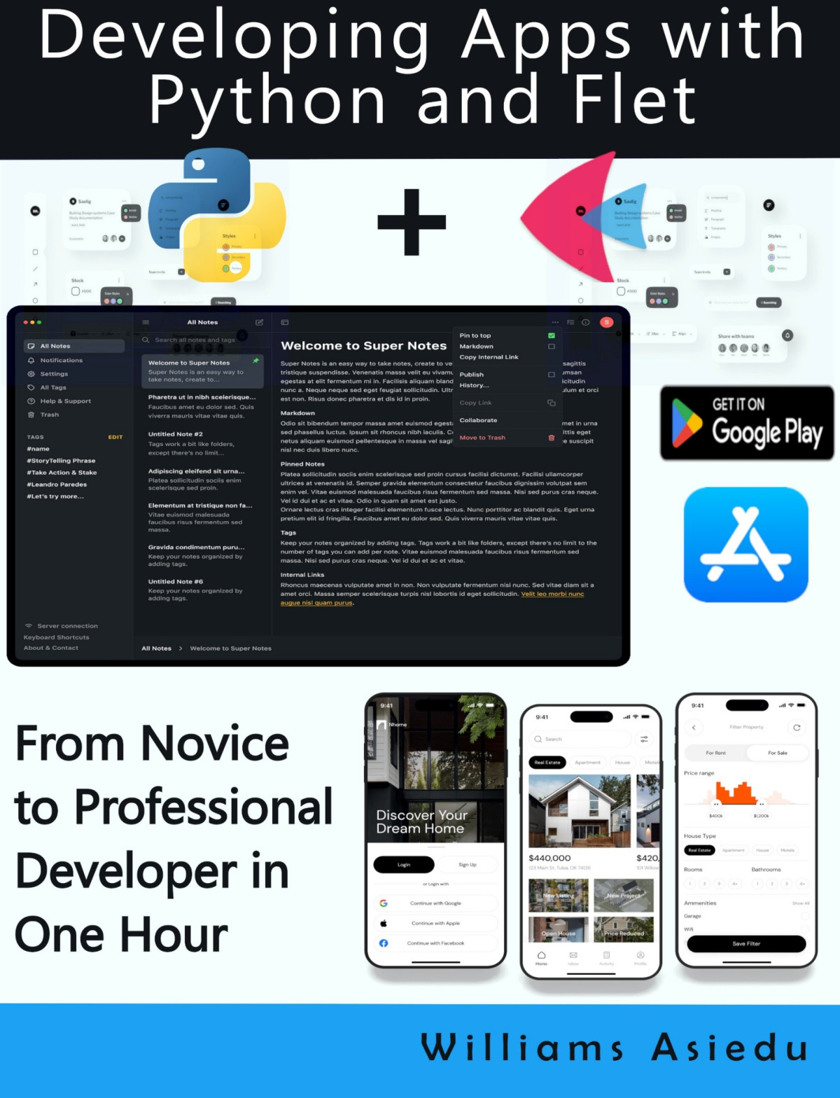 Developing Apps With Python And Flet Asiedu Williams