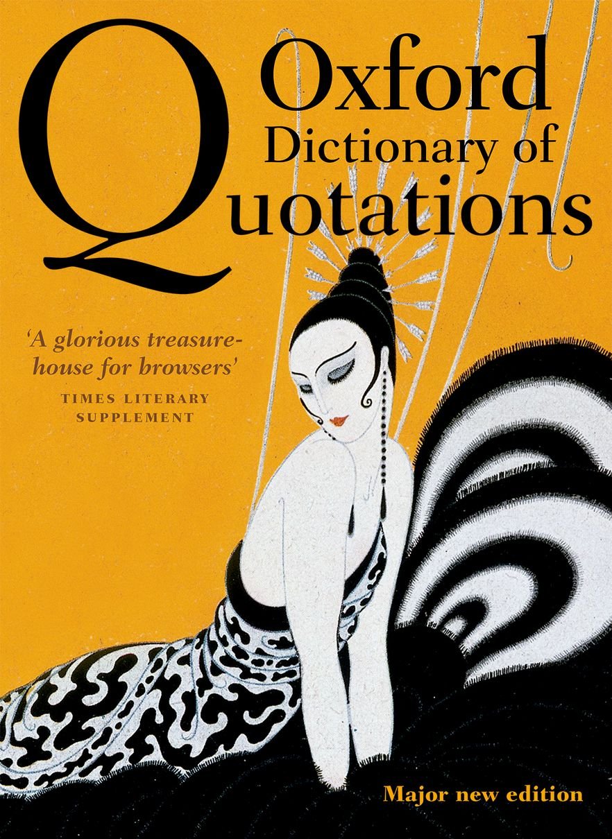 Oxford Dictionary Of Quotations 8th Edition Elizabeth Knowles