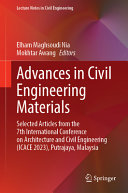 Advances In Civil Engineering Materials Elham Maghsoudi Nia Mokhtar Awang