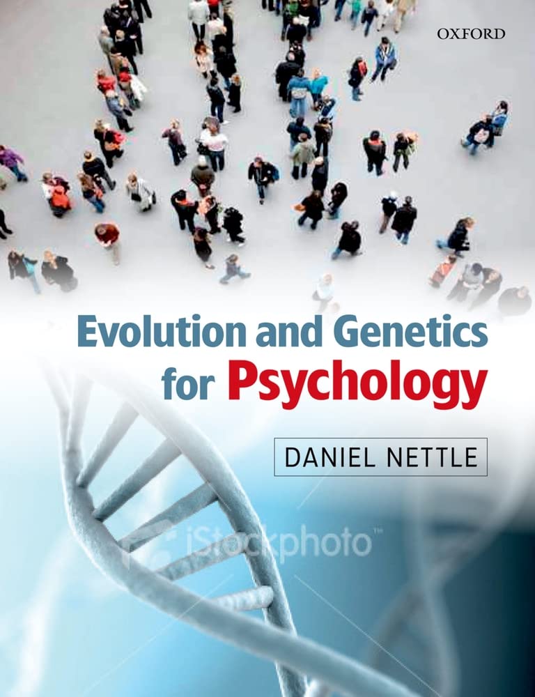 Evolution And Genetics For Psychology 1st Edition Nettle Daniel