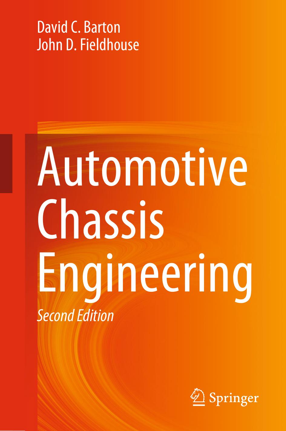 Automotive Chassis Engineering 2nd Edition 2nd Edition David C Barton
