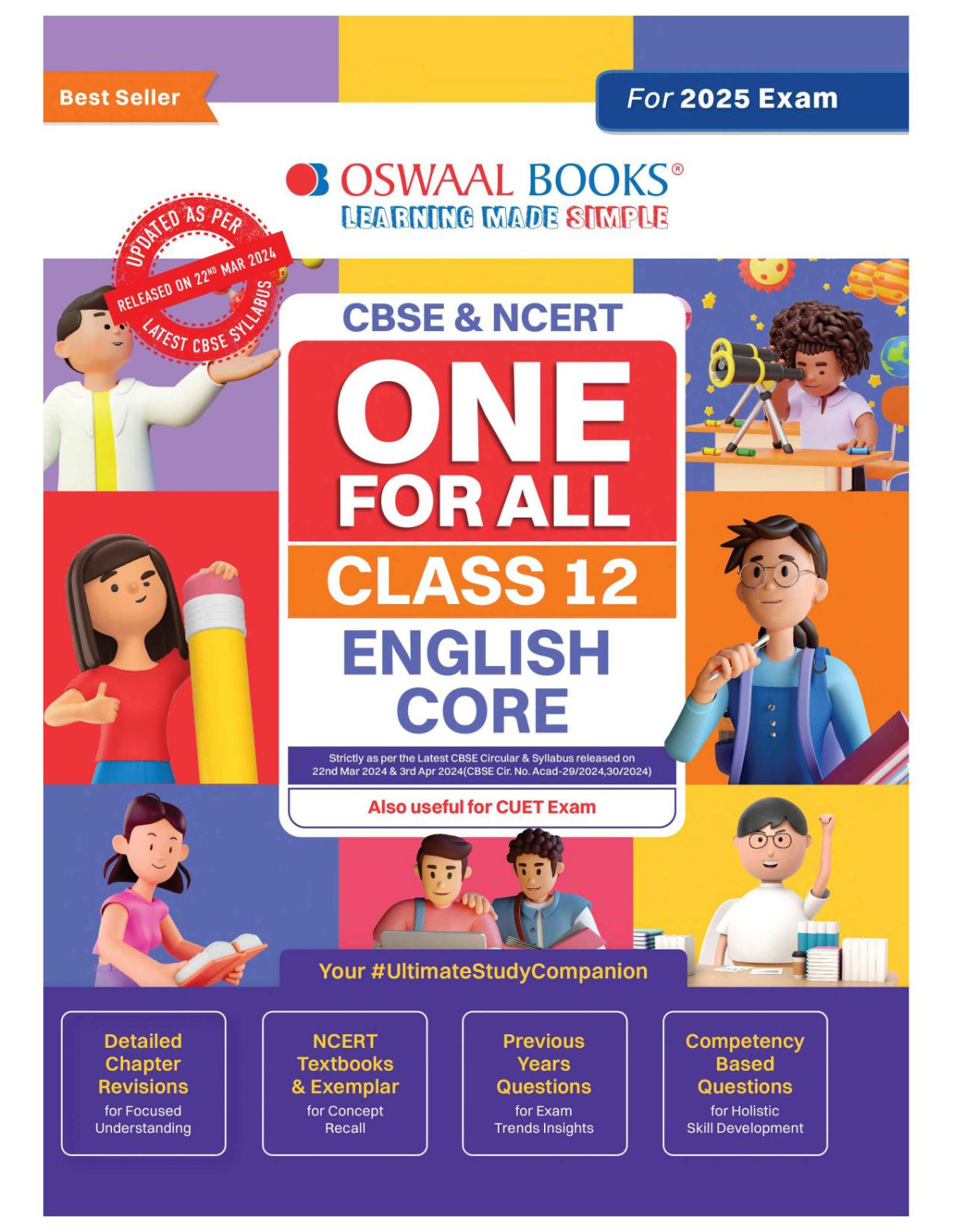Oswaal Cbse Ncert One For All Class 12 English Core For 2025 Exam Oswaal Editorial Board