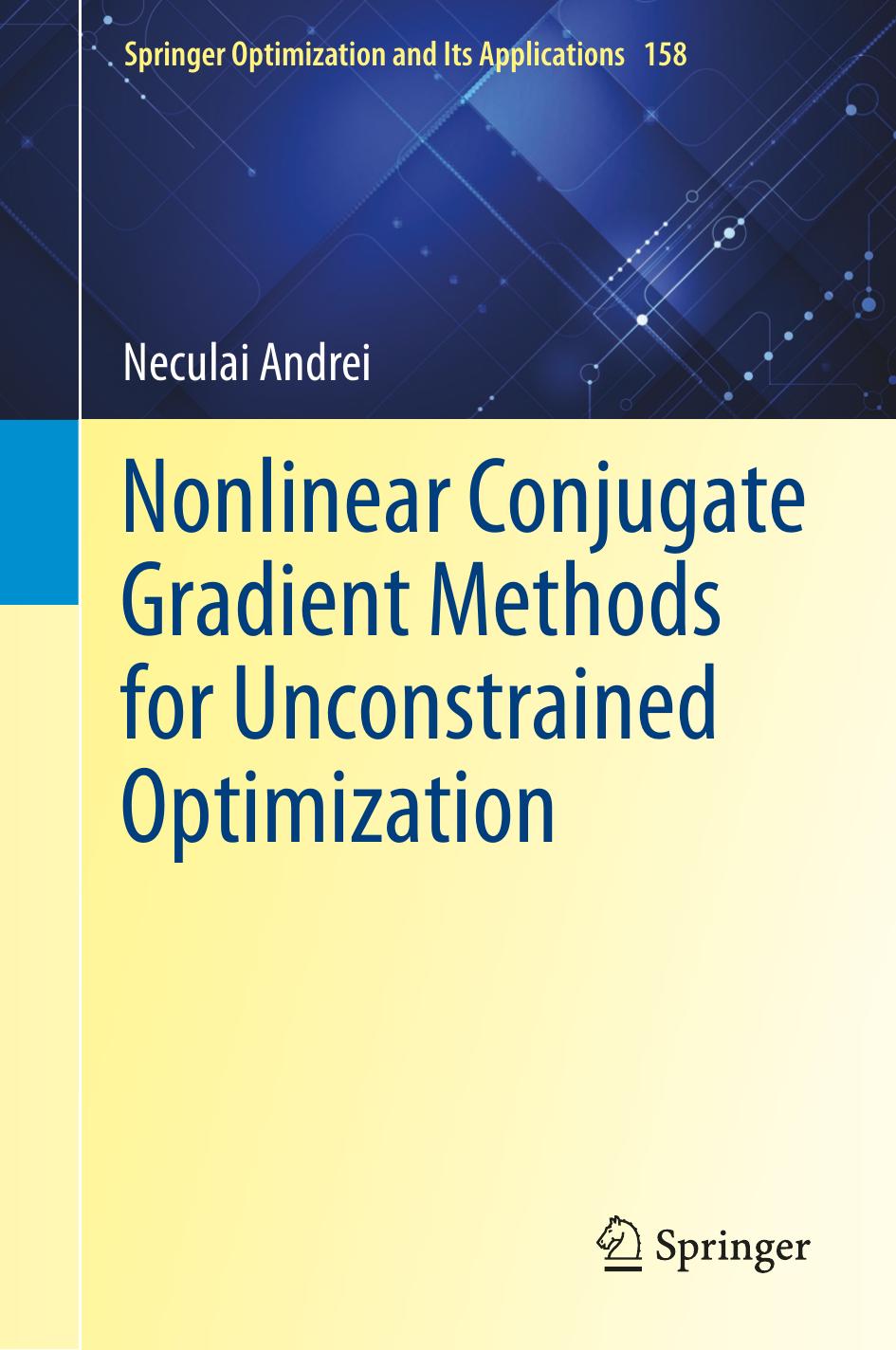 Nonlinear Conjugate Gradient Methods For Unconstrained Optimization Paginationcover