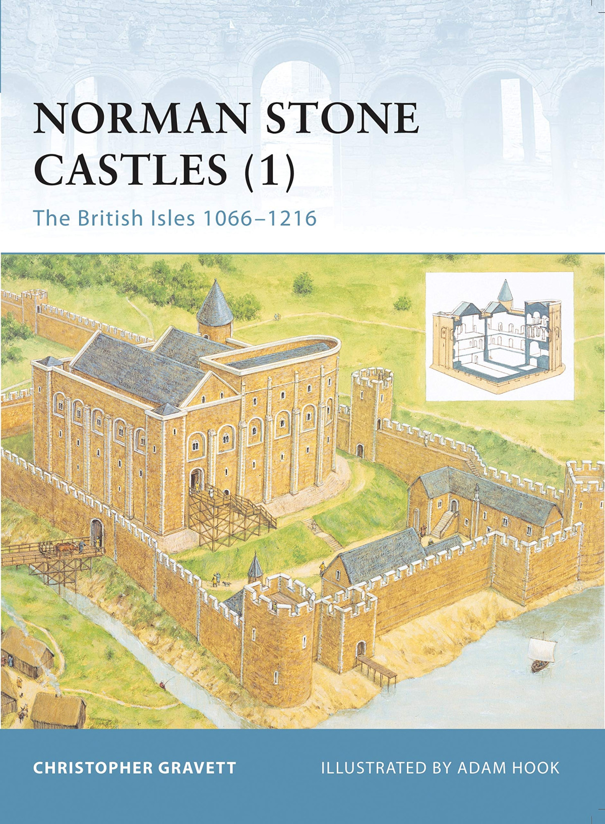 Norman Stone Castles 1 The British Isles 10661216 Illustrated Christopher Gravett