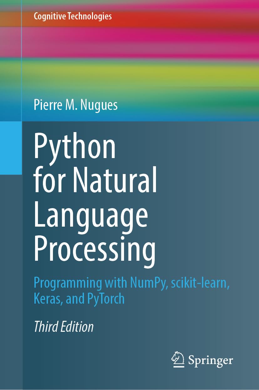Python For Natural Language Processing 3th Edition 3rd Edition Pierre M Nugues
