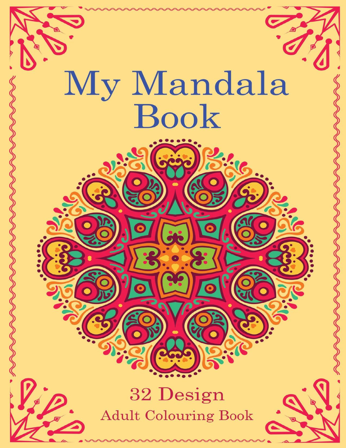 My Mandala Book 32 Design Fareed Mahnoor