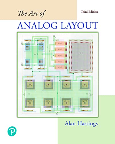 The Art Of Analog Layout 3rd Edition Alan Hastings
