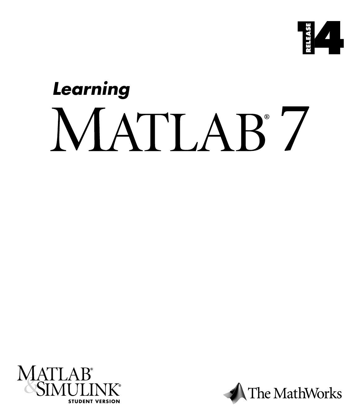 Learning Matlab Tobin A Driscoll