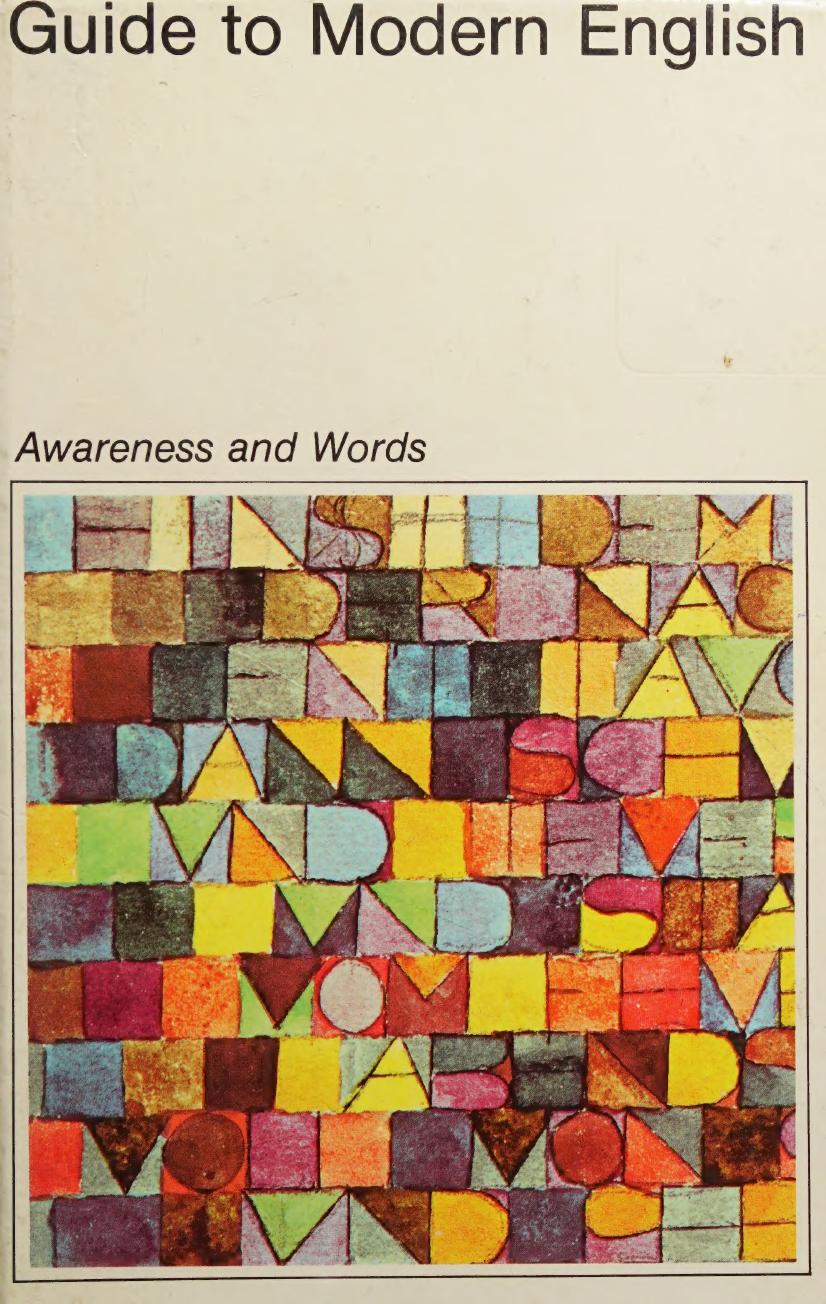 Guide To Modern English Awareness And Words Scott Foresman Company