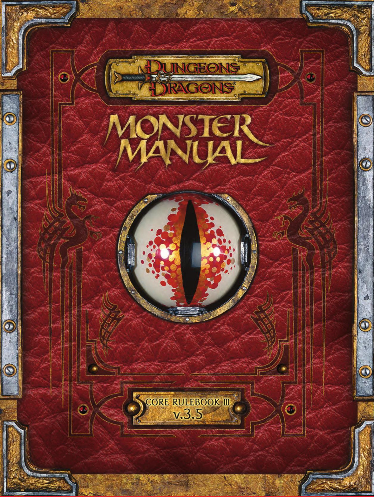 Monster Manual Core Rulebook Iii V35 2nd Edition Skip Williams Wizards Rpg Team