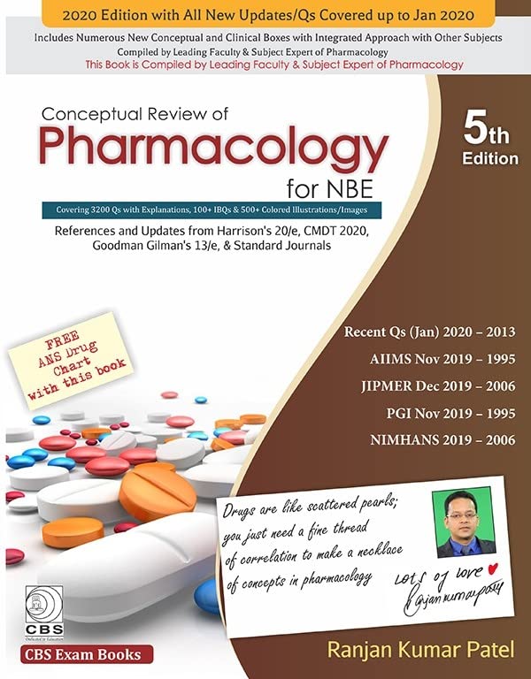 Conceptual Review Of Pharmacology For Nbe 5th Edition 5th Edition Ranjan Kumar Patel