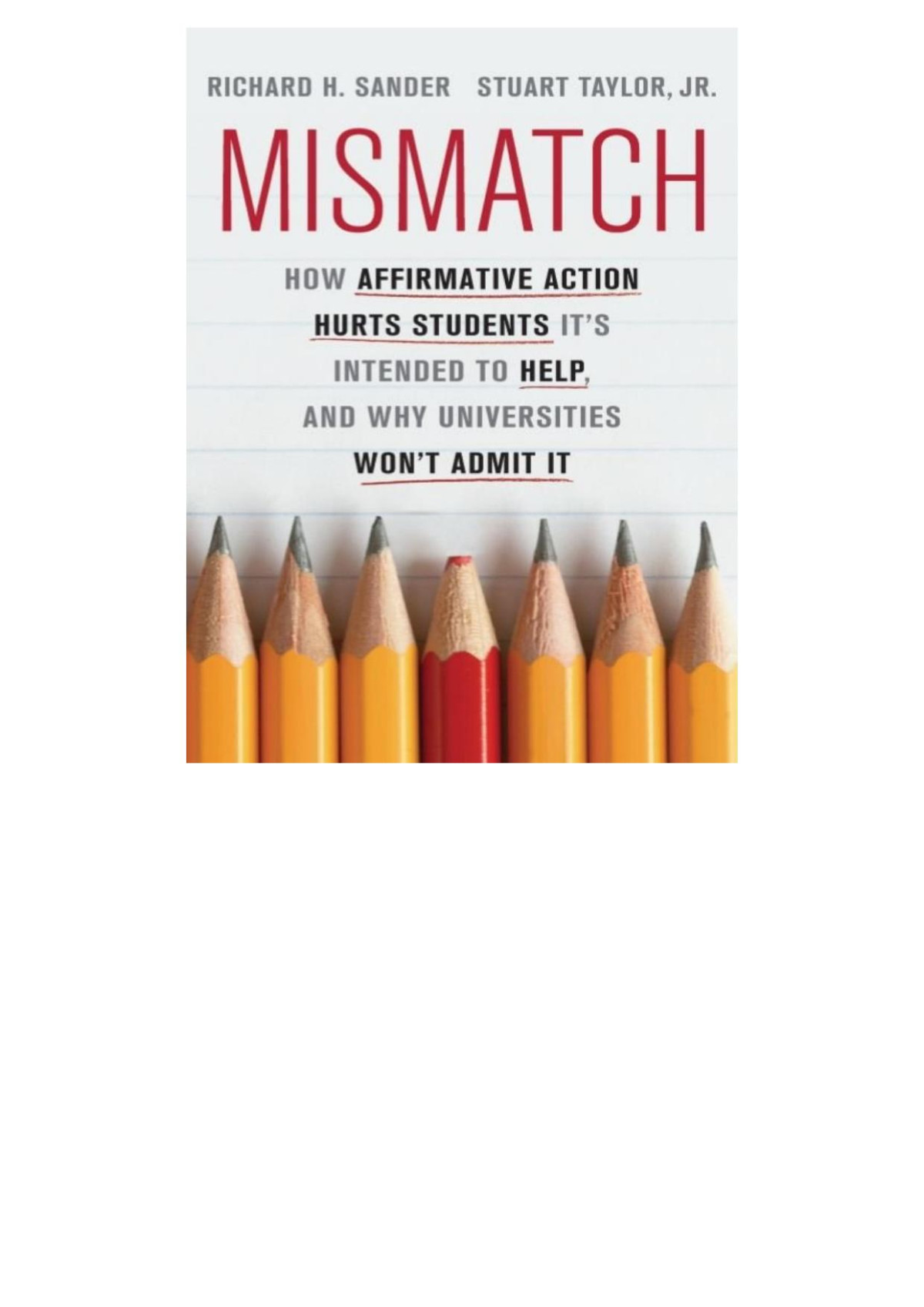 Mismatch Richard Sander