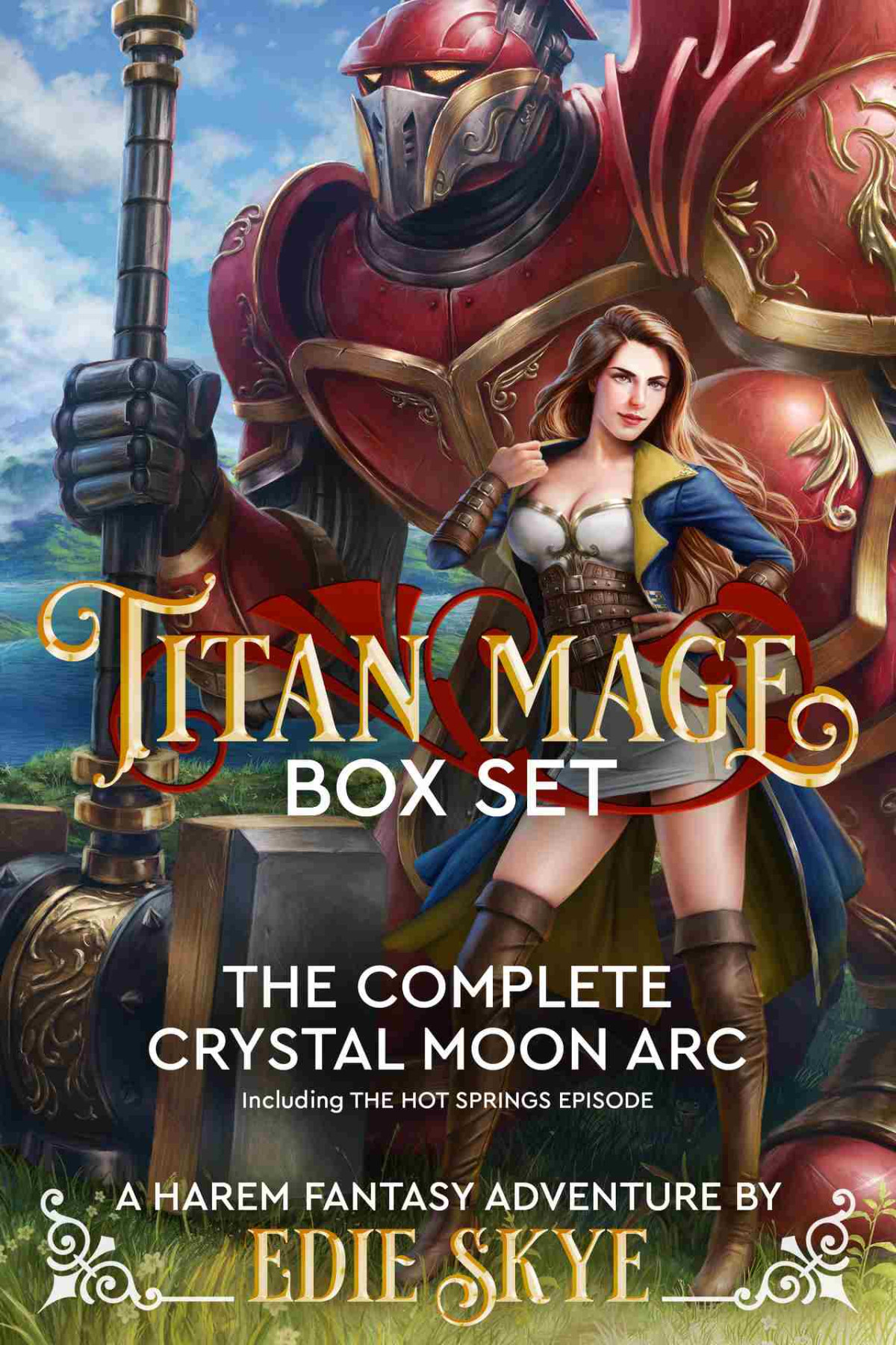Titan Mage Box Set The Complete Crystal Moon Arc A Harem Fantasy Adventure Edie Skye