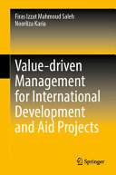 Valuedriven Management For International Development And Aid Projects Firas Izzat Mahmoud Saleh
