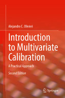 Introduction To Multivariate Calibration A Practical Approach Second Edition 2nd Alejandro C Olivieri